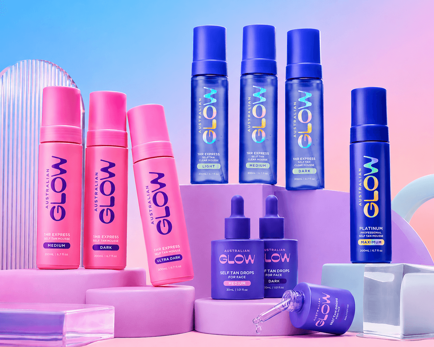 Glow Edit summer flat lay