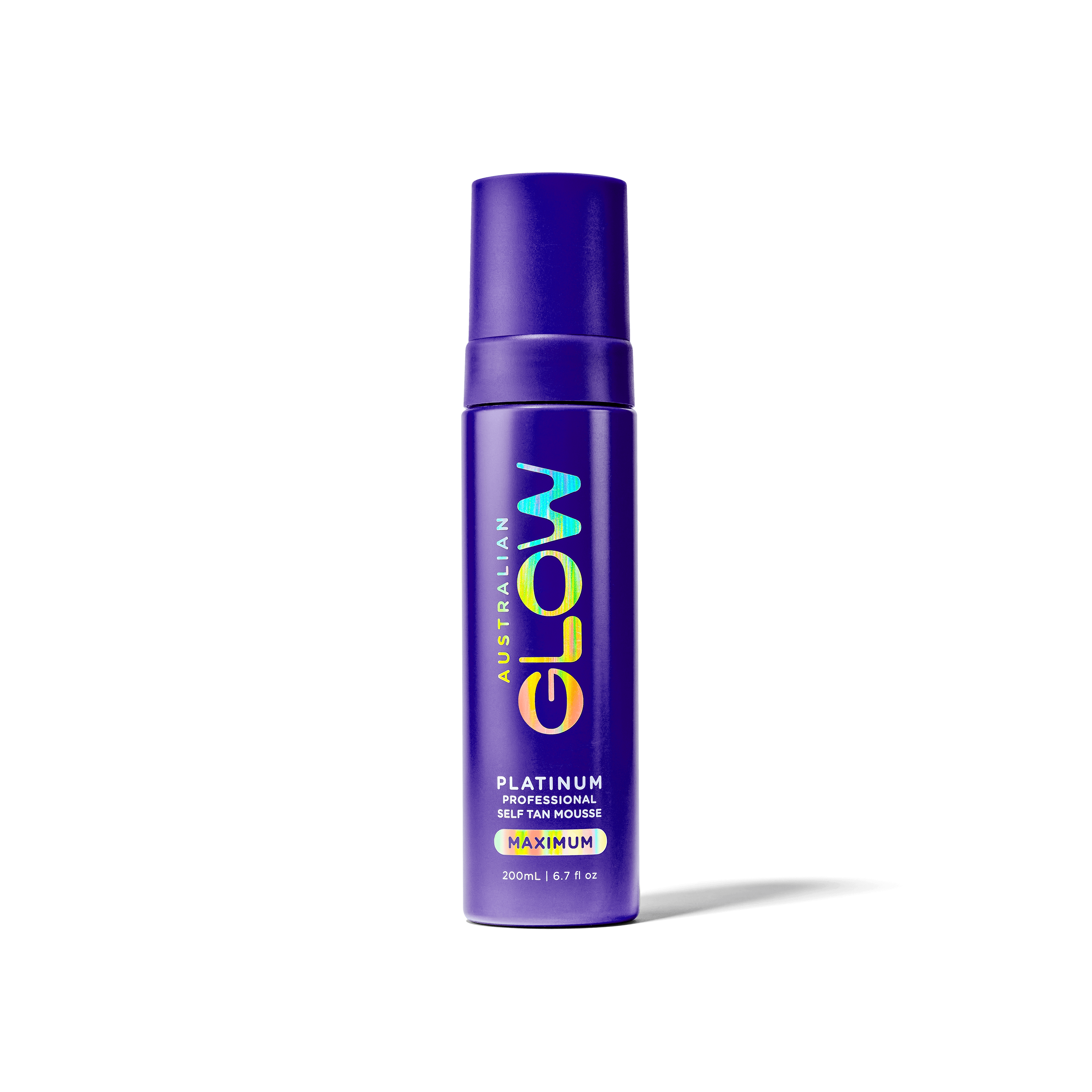 Platinum Maximum cobalt bottle on deep blue glow